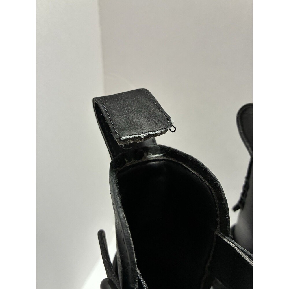 UGG STOCKTON WATERPROOF WOMEN BOOTS LEATHER BLACK US 9.5 - Picture 3 of 7